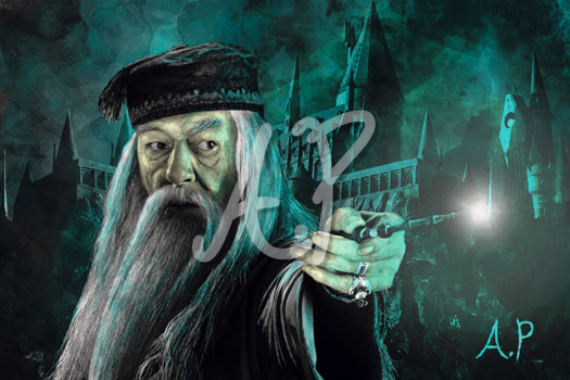 Castle With Dumbledore