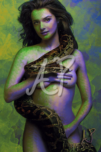 Girl With Snake